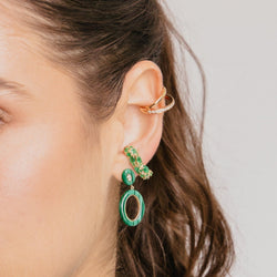 Thea Malachite Earrings