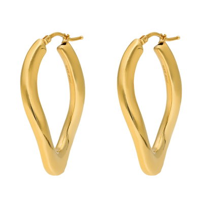 Silhouette Hoop Earrings