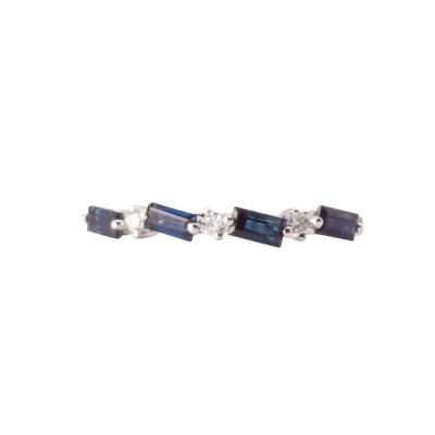 Lorenza Sapphire and Diamond Ring