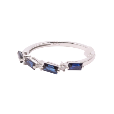 Lorenza Sapphire and Diamond Ring