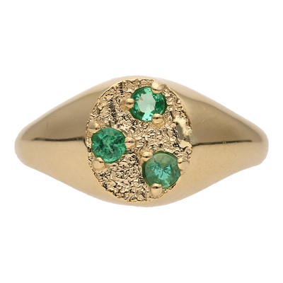 Textured Signet Ring