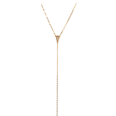 Marquise Crystal Long Necklace