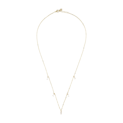 Baguette Zircon Necklace