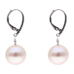 Pearl and Diamond Earrings