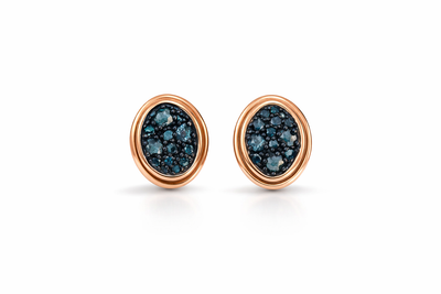 Blue diamond origins earrings