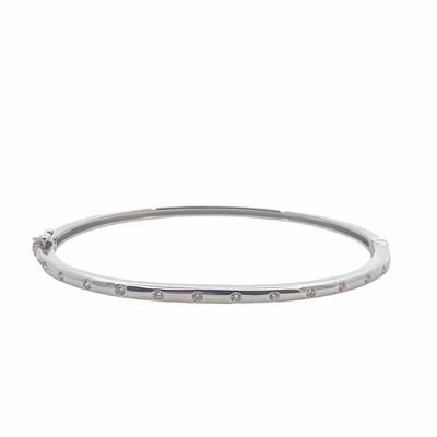 Orbit Diamond Bangle Small