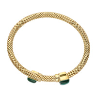 Stone Serpent Bangle