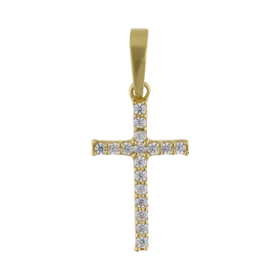 Cross Crystal Necklace mediana