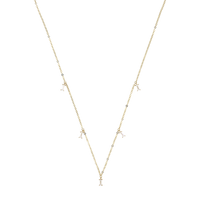 Baguette Zircon Necklace