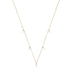 Baguette Zircon Necklace