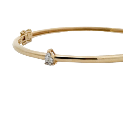 Diamond Drop Bangle