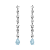 Chloe Long Diamond Earrings