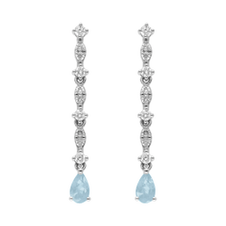 Chloe Long Diamond Earrings