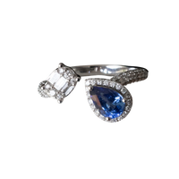 Sapphire and Diamond Ring