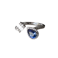 Sapphire and Diamond Ring