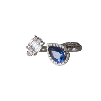 Sapphire and Diamond Ring