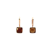 Cherry Earrings with diamonds