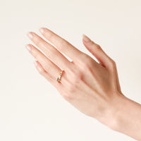 Serpent Thin Diamond Ring