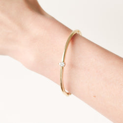 Diamond Drop Bangle