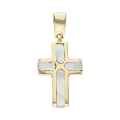 Baroque Mother of Pearl Cross