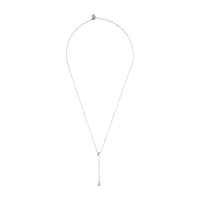 Pear Cut Zirconia Long Necklace