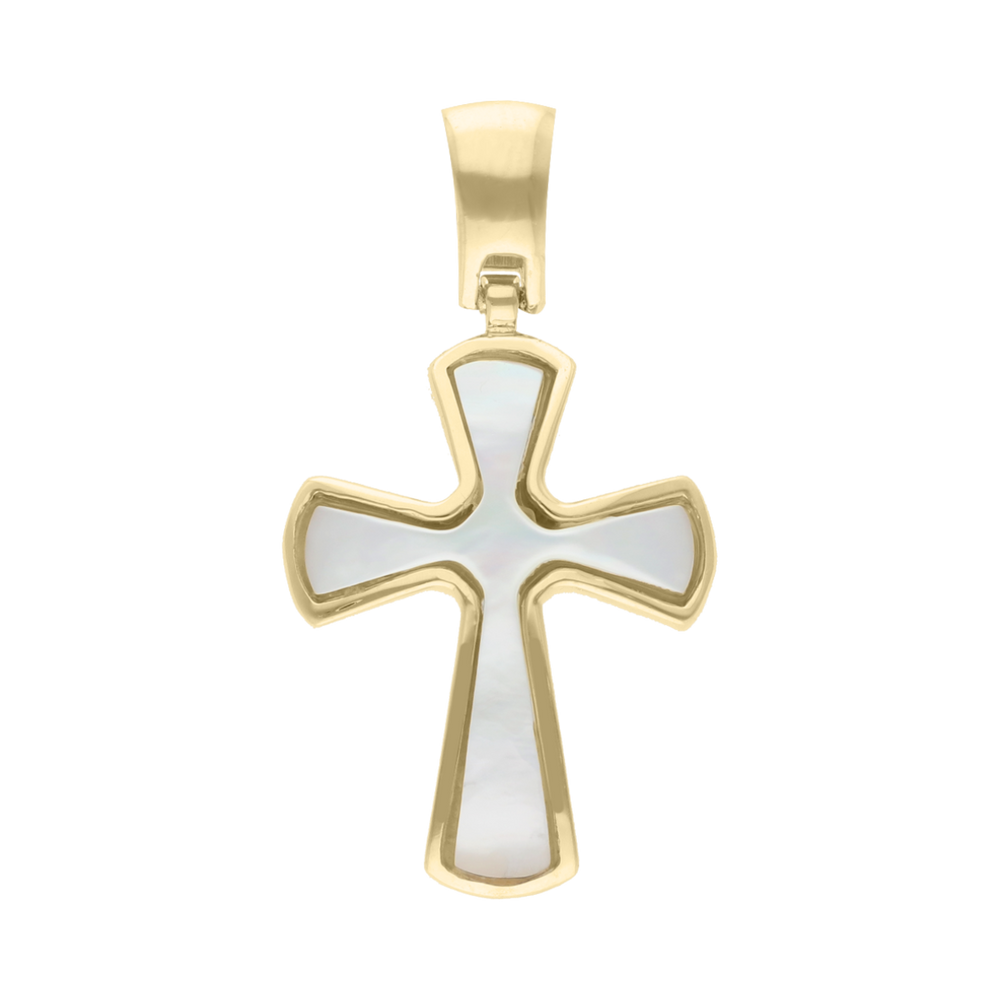 Gothic Mother of Pearl Cross