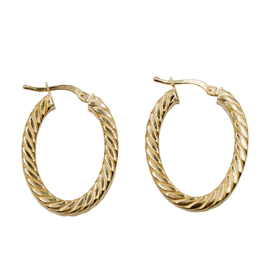 Thin Sneak Chain Hoops