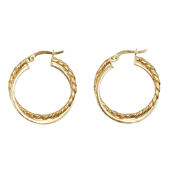 Double Braided Hoops