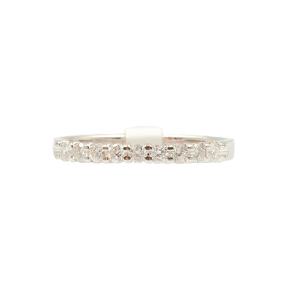Juliet Natural Diamond Half Band .36ct