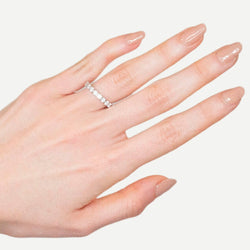 Juliet Natural Diamond Half Band .90ct