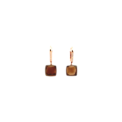 Cherry Earrings with diamonds