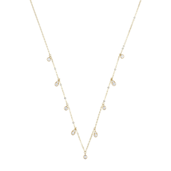 Drop Zircon Necklace