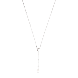 Pear Cut Zirconia Long Necklace