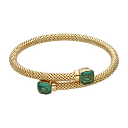 Stone Serpent Bangle