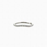 Silhouette Round Diamond Band 0.25ct