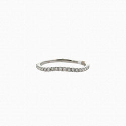 Silhouette Round Diamond Band 0.25ct