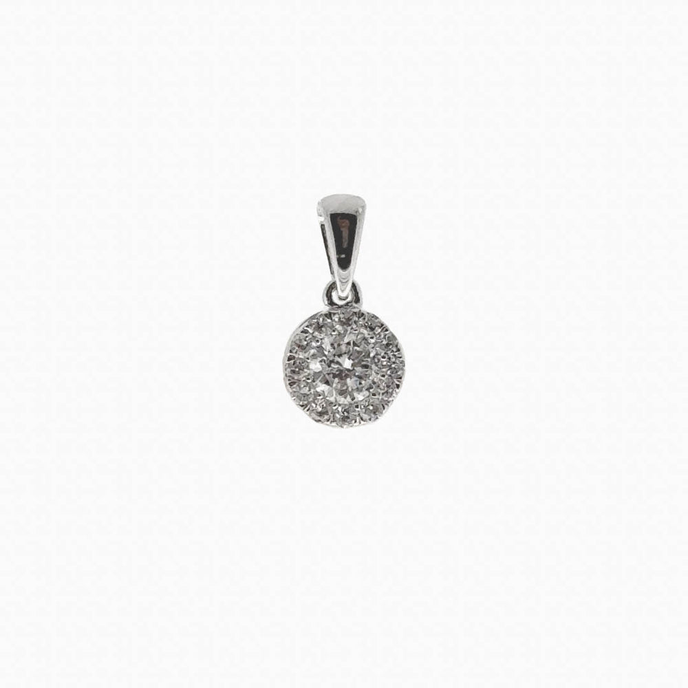 Rounded Diamond Pendant