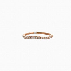 Silhouette Round Diamond Band 0.25ct