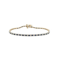 Diamond and Sapphire Tennis Bracelet