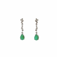 Chloe Short Diamond Earrings