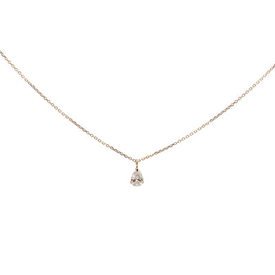 Pear Shape Diamond Necklace