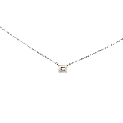 Emerald Cut Diamond Necklace