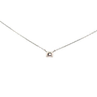 Emerald Cut Diamond Necklace