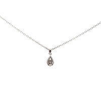 Pear-shaped Multi Diamond Necklace