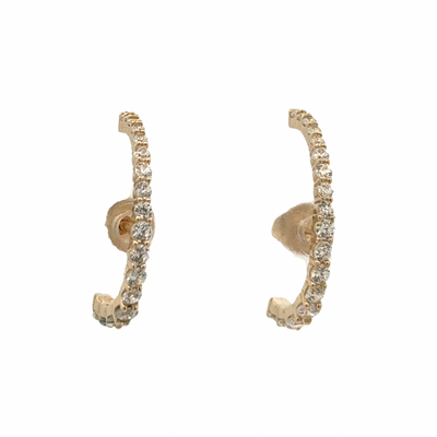 Zircon Hugger Earrings