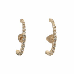 Zircon Hugger Earrings