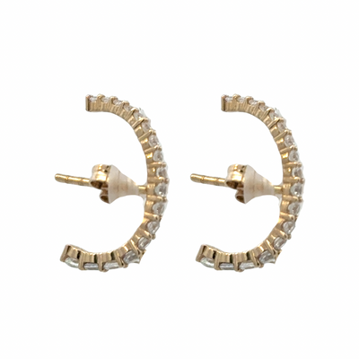 Zircon Hugger Earrings