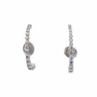 Zircon Hugger Earrings