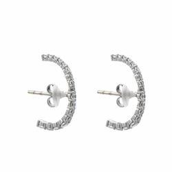 Zircon Hugger Earrings