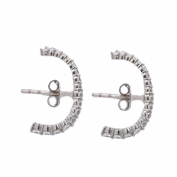 Zircon Hugger Earrings